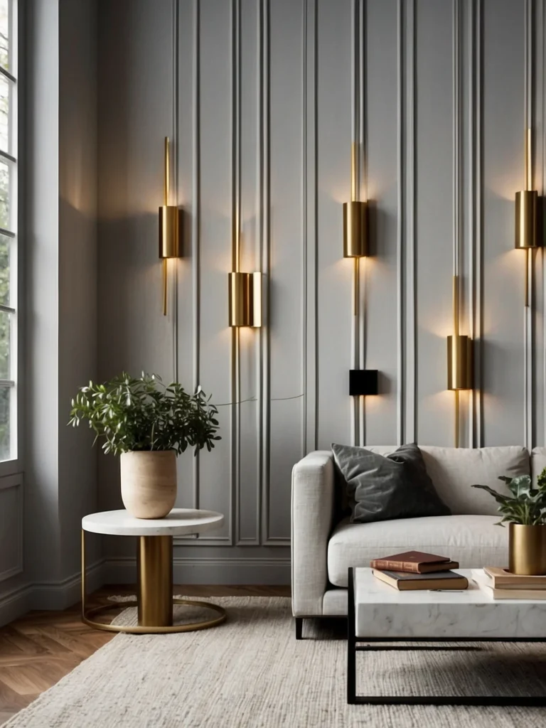 Minimalist Metal Wall Sconces