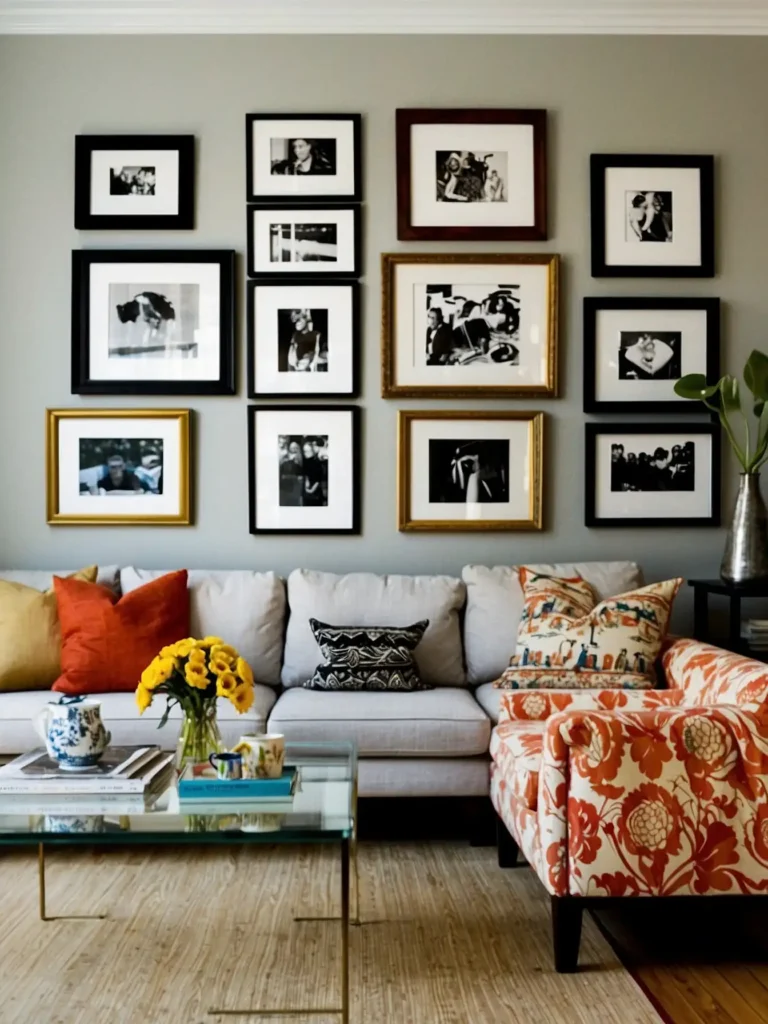 Mix-and-Match Frame Gallery Wall
