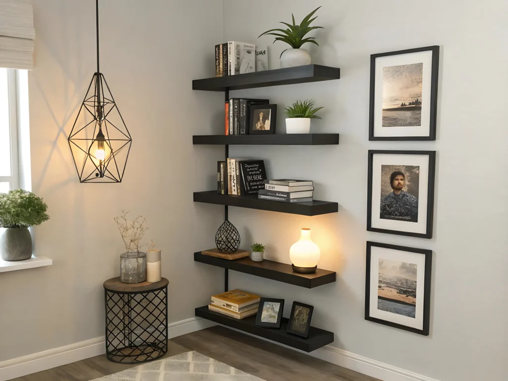 Narrow Shelves for Small Décor