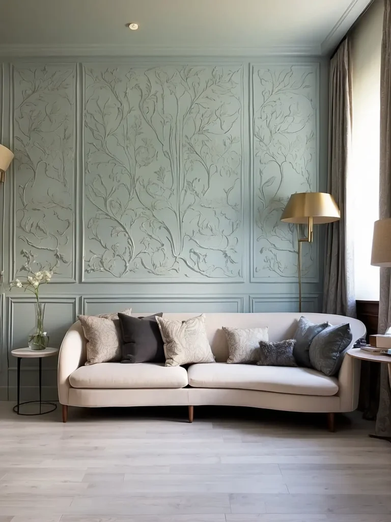 Painted Wall Panels as Covering