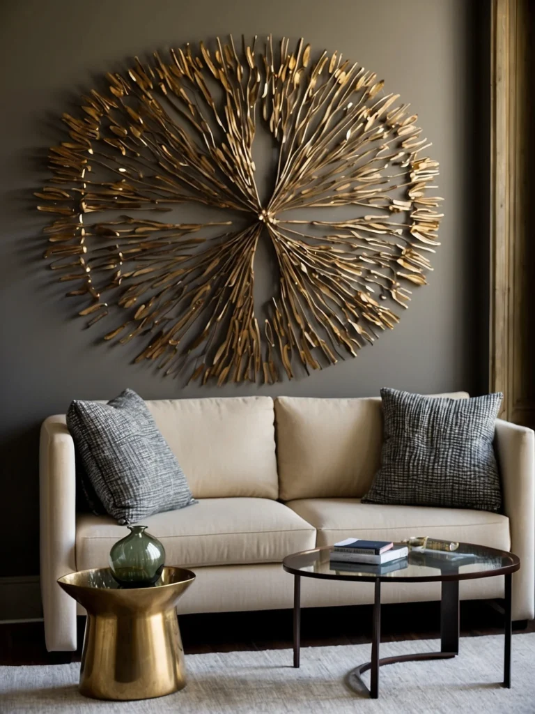 Sculptural Metal Wall Art
