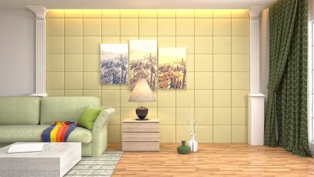 Tile and Paint Combination Walls