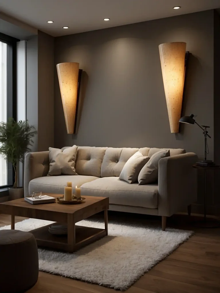 Uplight Wall Sconces for Cozy Ambiance