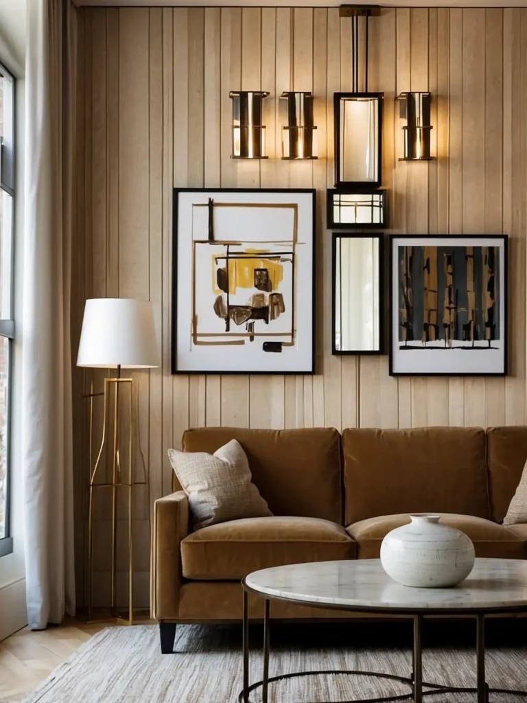 Wall Sconces That Highlight Artwork