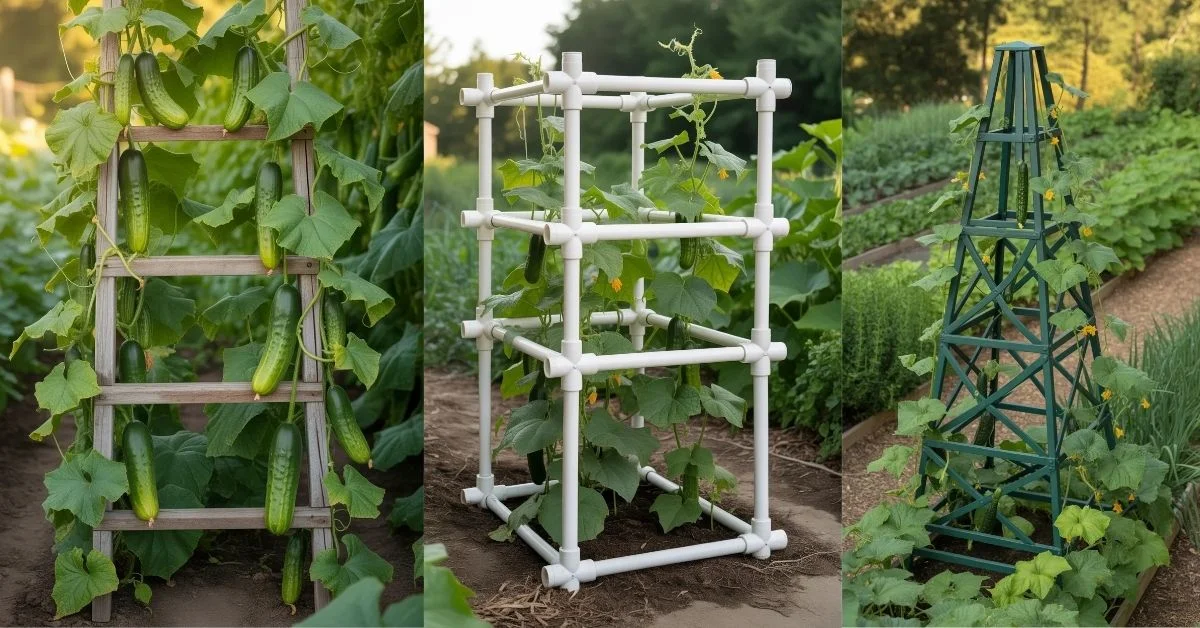 You are currently viewing 15 Cucumber Trellis Ideas for Healthy Climbing Plants