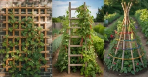 Read more about the article 20 Easy Bean Trellis Ideas for Backyard Gardens