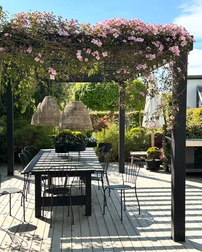 backyard garden ideas wooden pergola backyard garden design