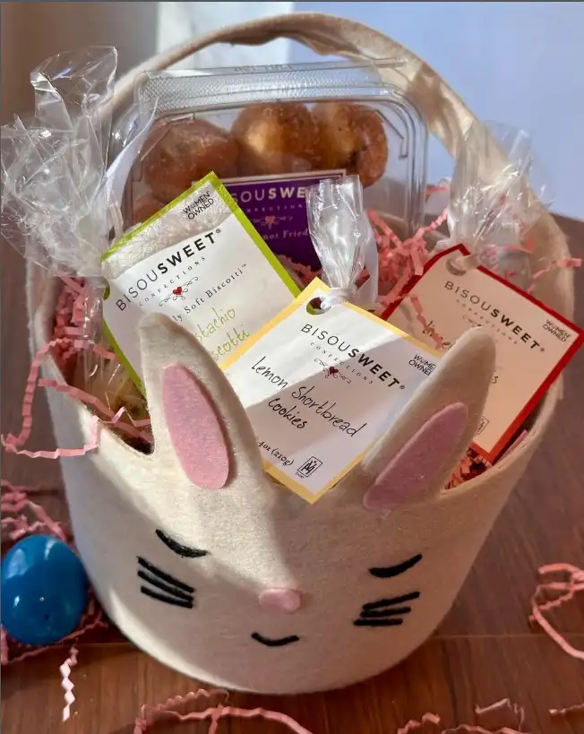 baking lover easter baskets for adults with cookie cutters sprinkles and baking tools