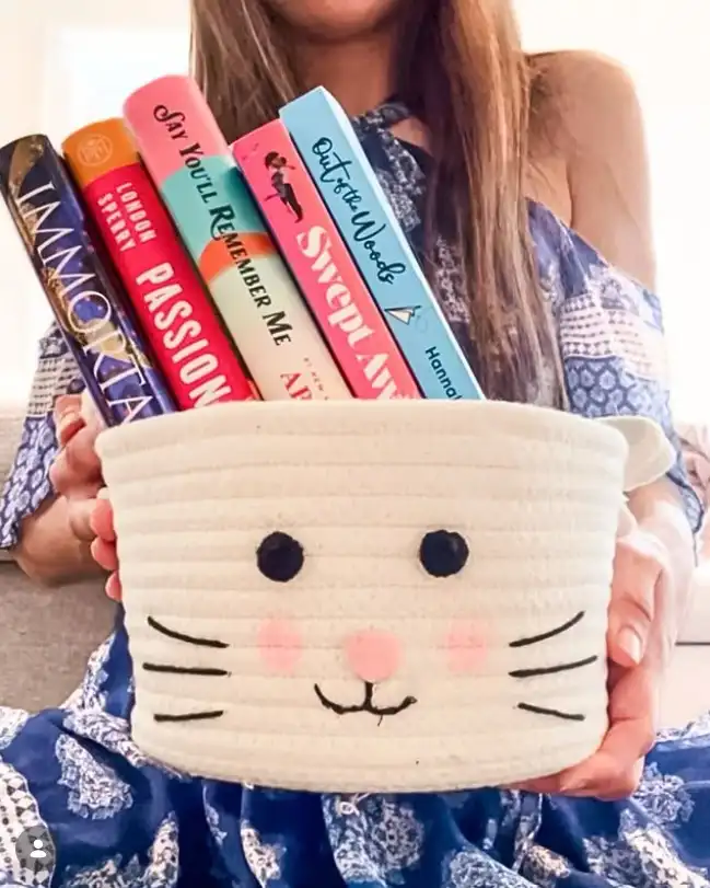 book lover easter baskets for adults with novel candle and cozy reading items