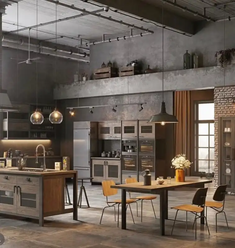 concrete kitchen wall covering ideas industrial modern kitchen wall finish
