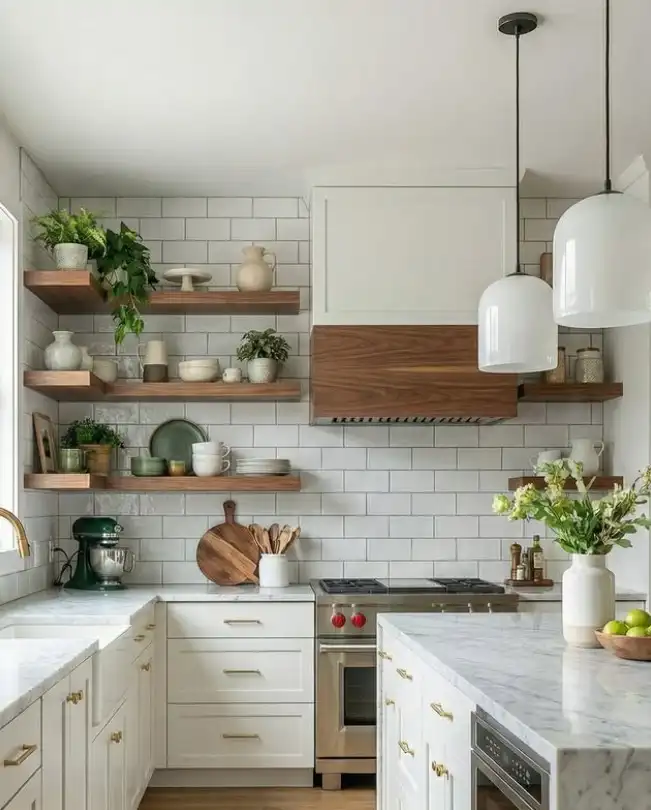 corner kitchen wall shelf ideas space saving kitchen design
