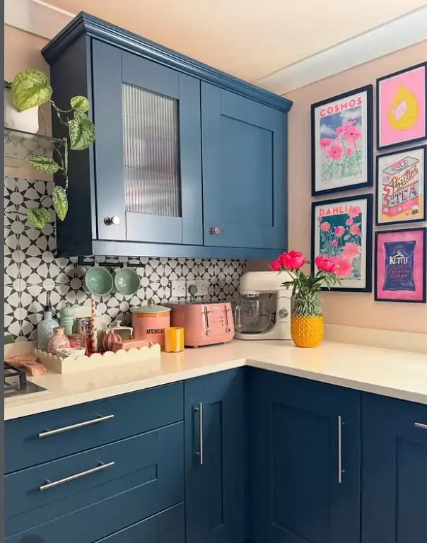 dusty pink kitchen wall paint ideas soft elegant kitchen