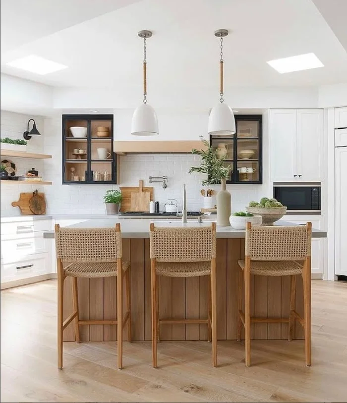 floating wooden kitchen wall shelf ideas modern kitchen storage design