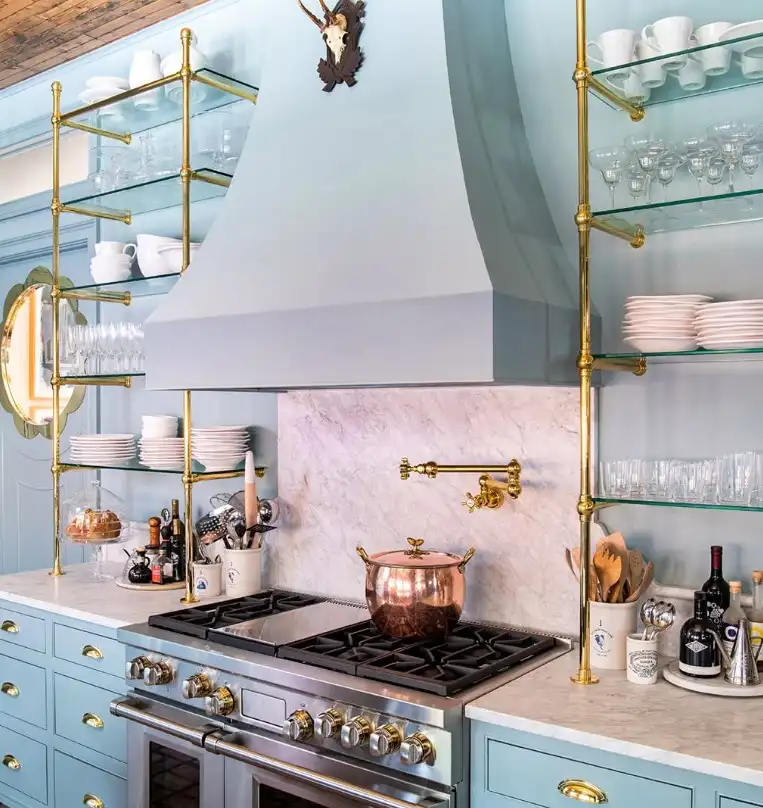 glass kitchen wall shelf ideas small kitchen storage design