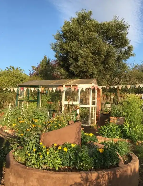 backyard garden ideas small herb garden bed with fresh herbs