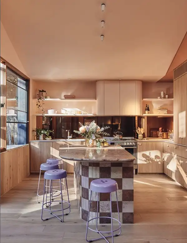 kitchen wall color ideas light peach kitchen paint decor