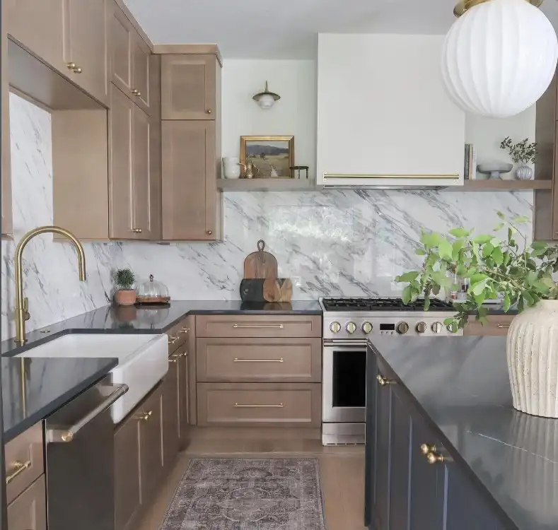 marble slab kitchen wall covering ideas luxury smooth kitchen backsplash