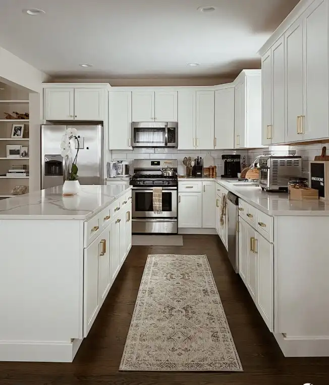 minimalist white kitchen wall paint ideas clean modern kitchen