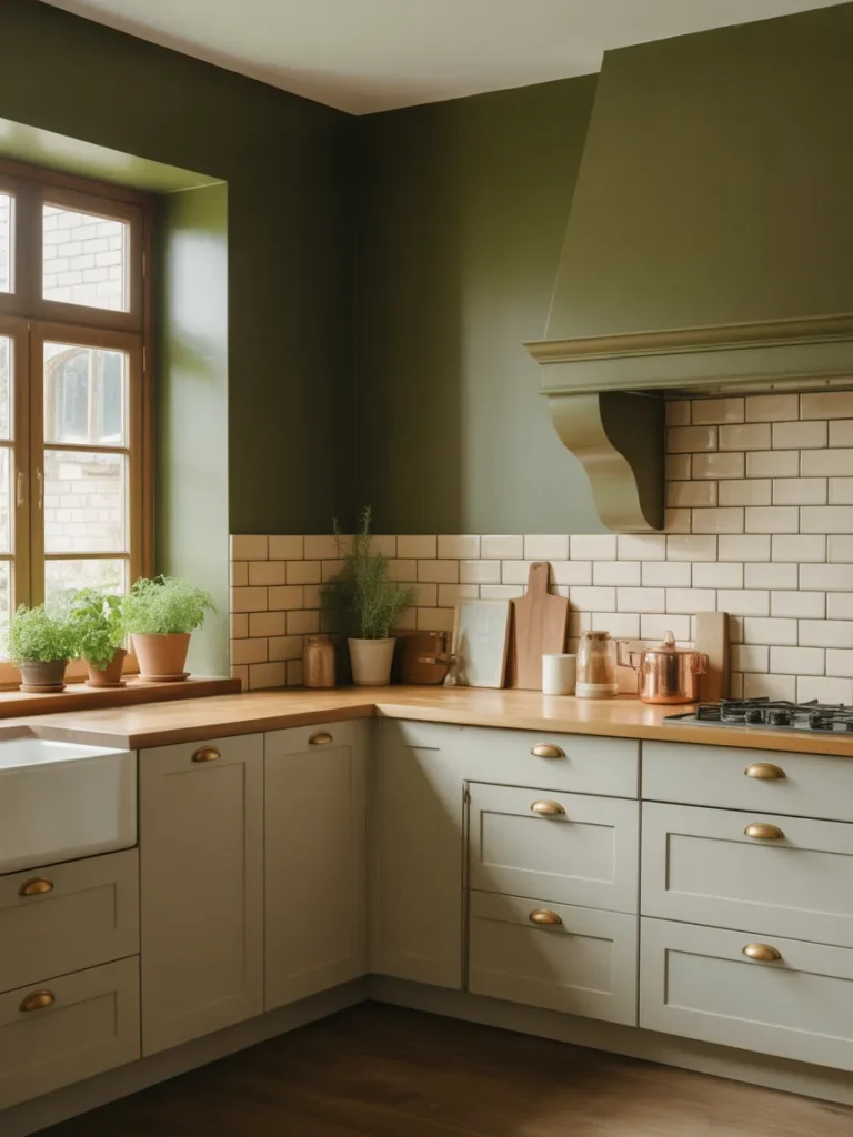 kitchen wall color ideas olive green kitchen paint design