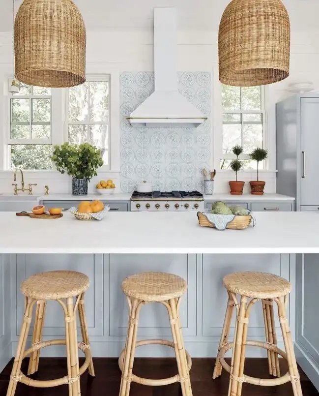 pastel blue kitchen wall paint ideas fresh bright kitchen