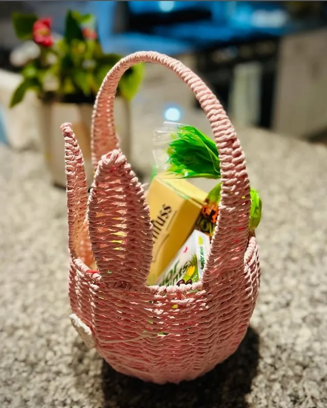 self care easter baskets for adults with candles bath salts skincare and cozy items