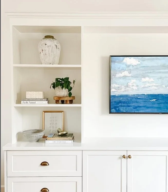 built-in unit wall mounted tv wall ideas storage design