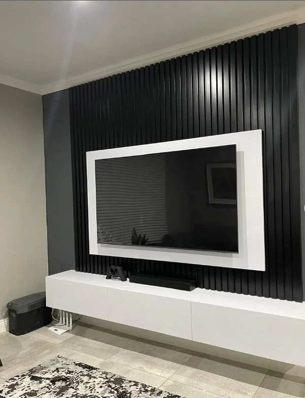 floating tv unit master bedroom modern space-saving design