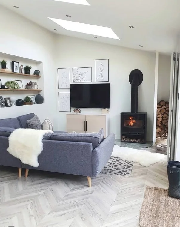 gallery wall around tv living room creative photo frames