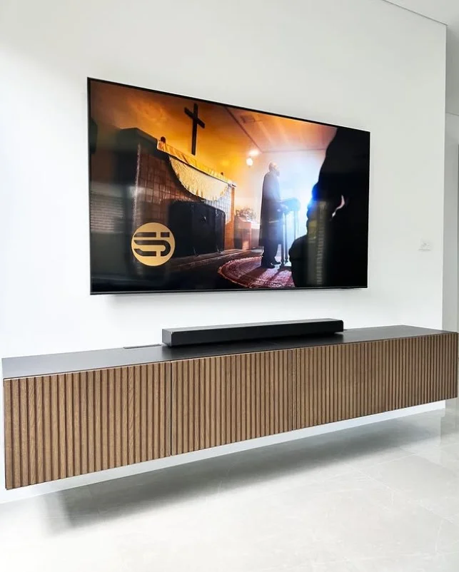 hidden cable wall mounted tv wall ideas clean look