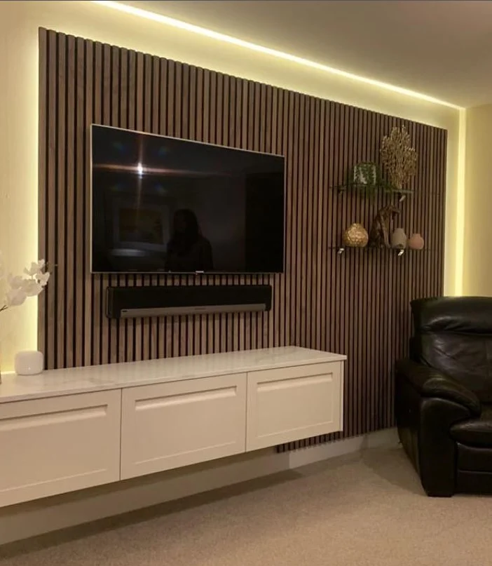 led backlit master bedroom tv wall ideas relaxing glow