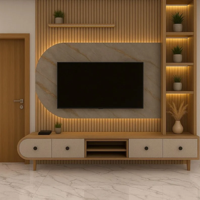 led backlit wall mounted tv wall ideas modern glow