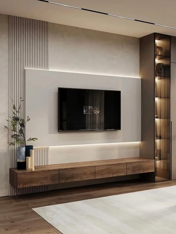 minimalist master bedroom tv wall ideas clean modern design