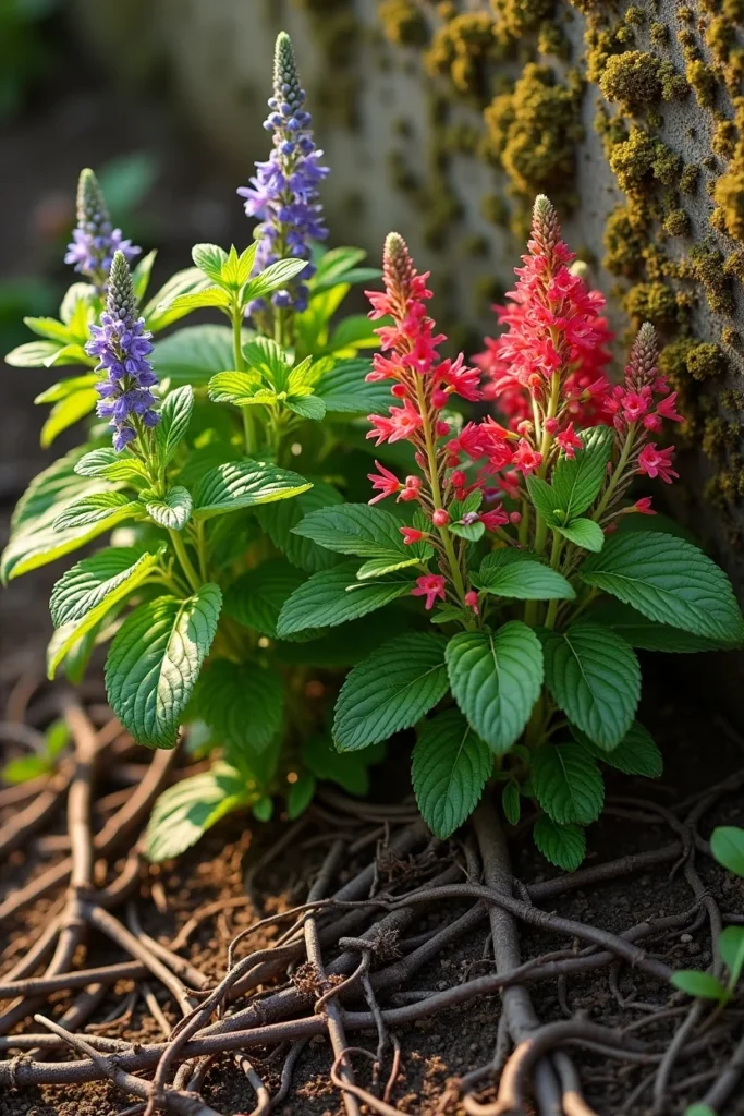 what not to plant with bee balm mint growing too close in garden bed