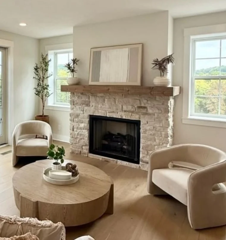 stone accent tv wall ideas for luxury living room