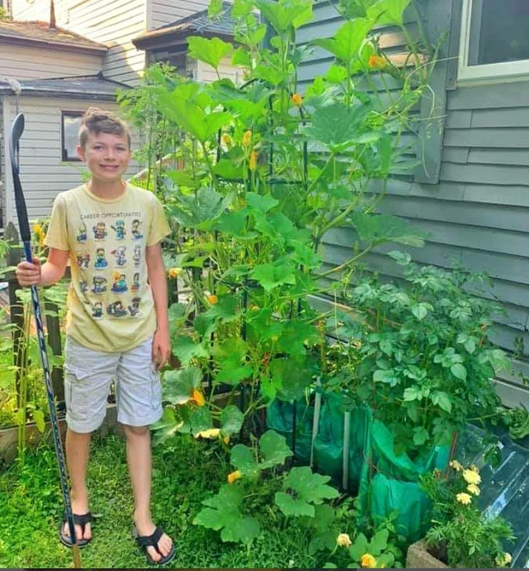 what not to plant with bee balm squash vine spreading across soil