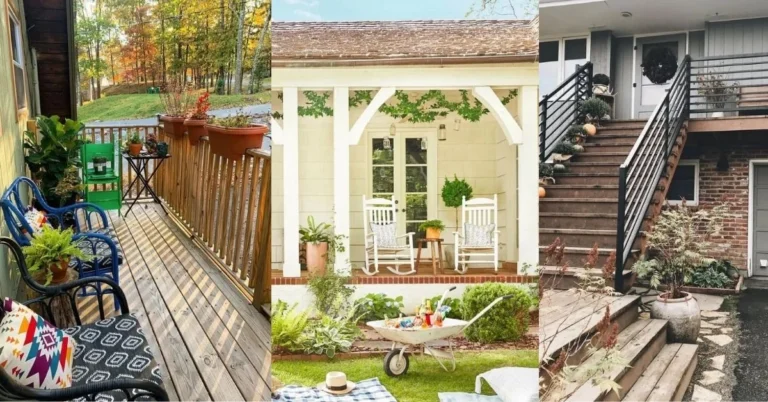 20 Small Front Deck Entrance Ideas That Make Your Home Look Beautiful
