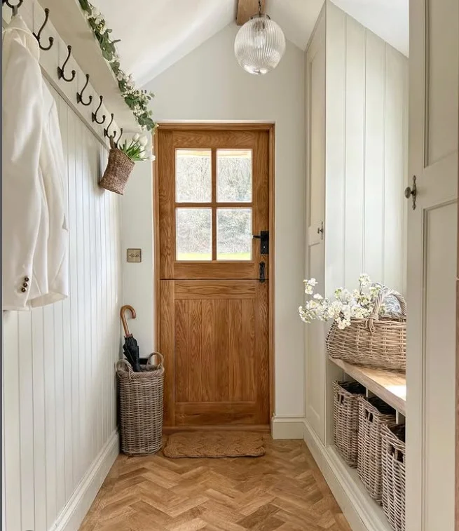 wall hooks with hanging decor small porch entrance