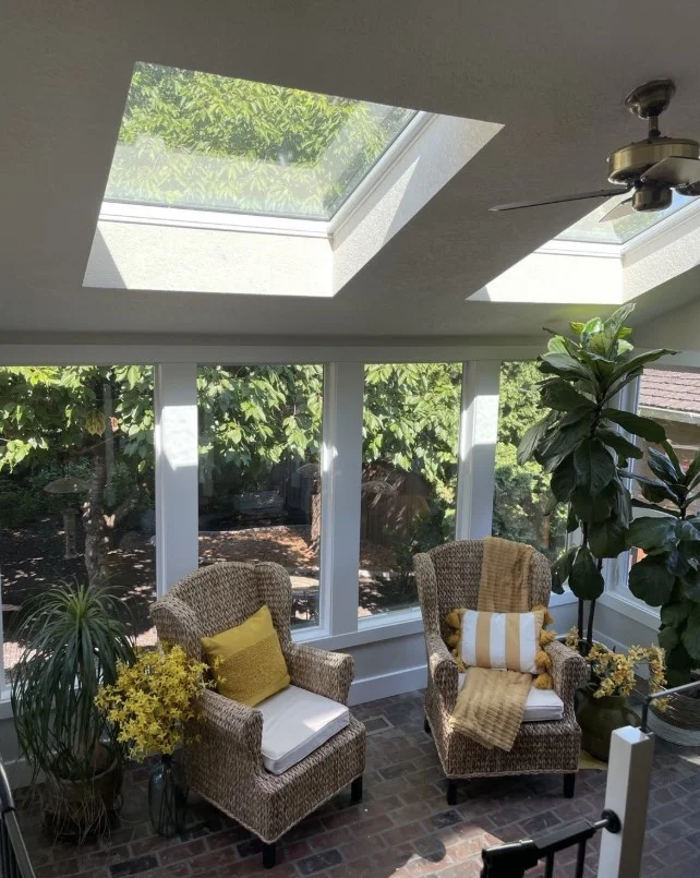 small sunroom with indoor plants natural peaceful decor