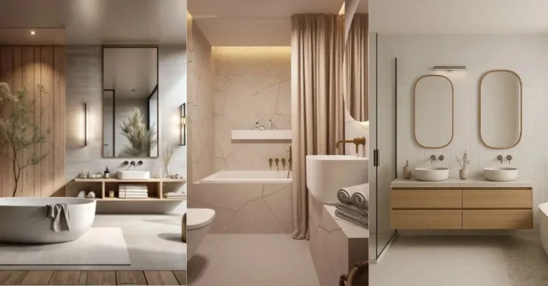 Mid Century Japandi Interior Bloxburg Bathroom Ideas