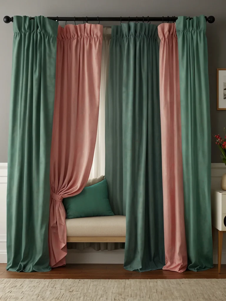 custom closet curtain design creating organized bedroom