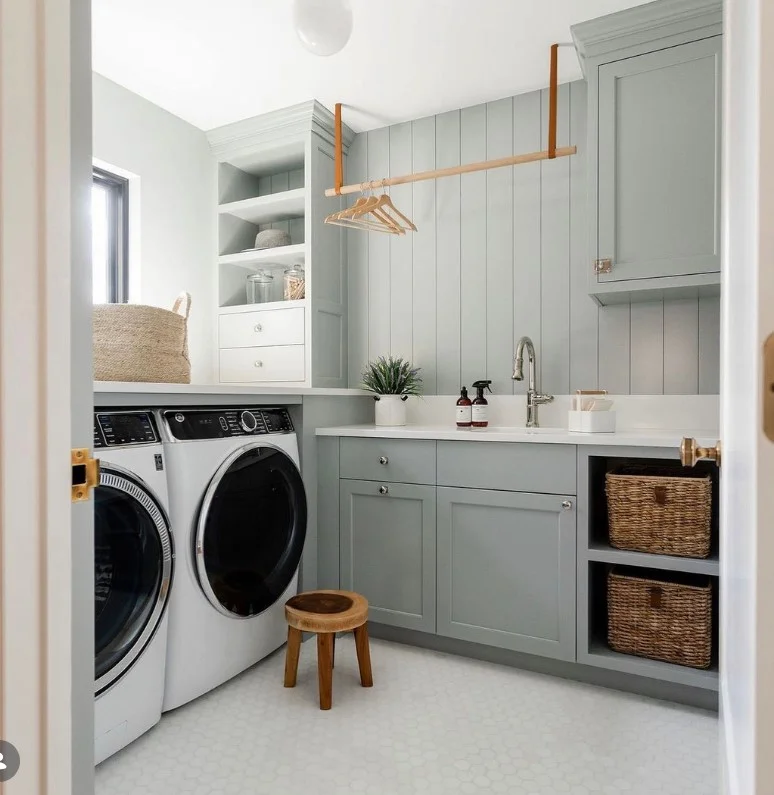 laundry room cabinets with countertop for folding clothes