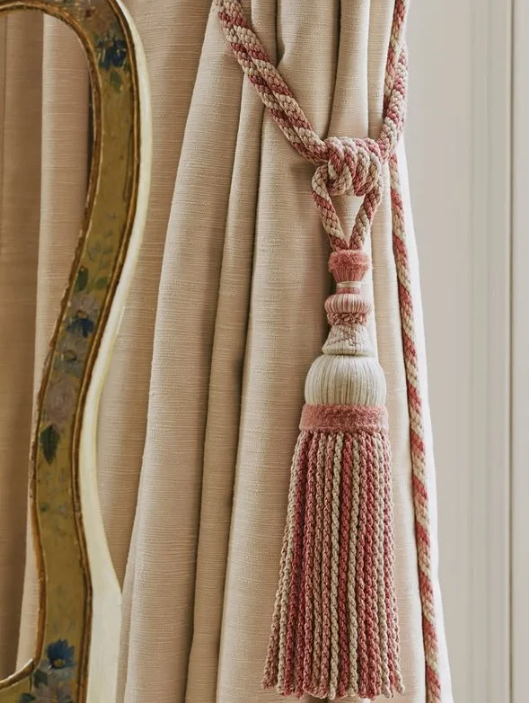 oversized tassel curtain tie backs with luxury drapes