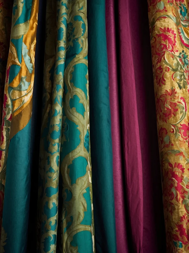 emerald jewel tone patio door curtains creating dramatic look