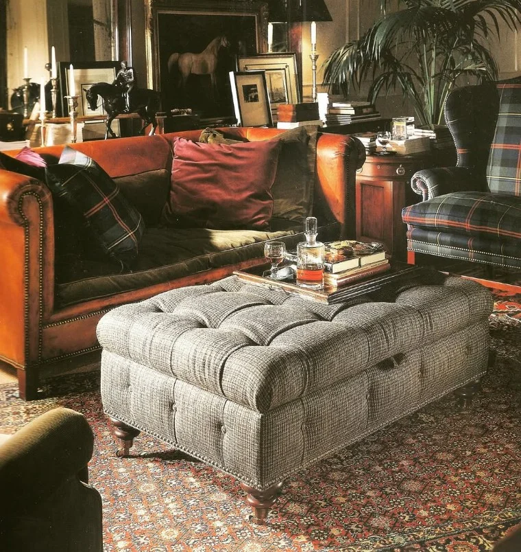 polo inspired home decor with equestrian accents and classic furniture